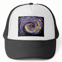 Purplr Peacock Twisted hats by eelkat Purplr Peacock Twisted hats