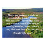 Purpose and Traditionalism - Postcard postcards