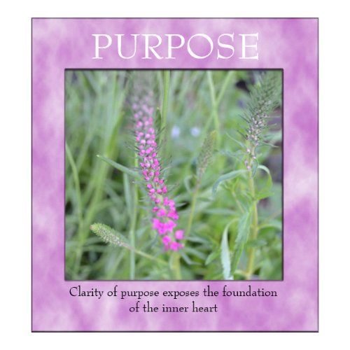 Purpose Art Print print