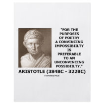 Purposes Of Poetry Convincing Impossibility Quote Personalized Flyer