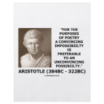 Purposes Of Poetry Convincing Impossibility Quote flyers