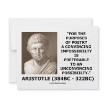 Purposes Of Poetry Convincing Impossibility Quote Personalized Announcements