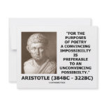 Purposes Of Poetry Convincing Impossibility Quote Personalized Announcements