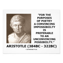 Purposes Of Poetry Convincing Impossibility Quote Personalized Announcements