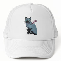 Purr Cat lovers Artwork Cap hats