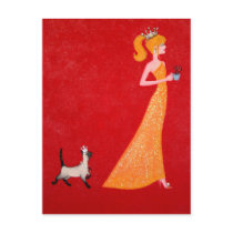 Purr-fect Diva postcards by LadyDenise Purr-fect Diva postcards