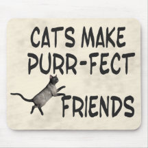 Purr-fect Friends Mouse Pad