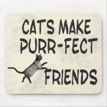 Purr-fect Friends mousepads