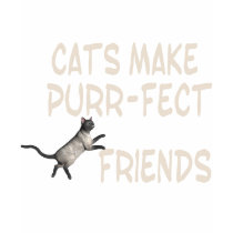 Purr-fect Friends t-shirts