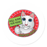 Purr for Food stickers