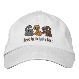 Purr in Heart embroideredhat