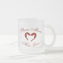 Purr More, Hiss Less Frosted Mug