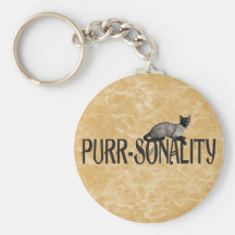 Purr-sonality Key Chains
