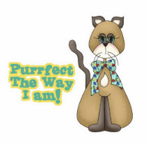 Purrfect Autism Awareness Kitty Cat Photo Cutout