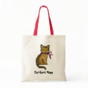 Purrfect Mom Canvas Tote bag