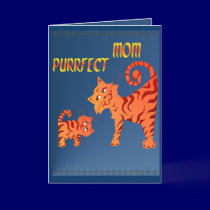 PurrFect Mom Card