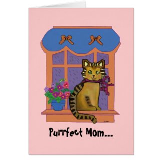 Purrfect Mom Cards