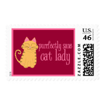 Purrfectly Sane postage