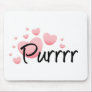 Purring Hearts Mouse Pads