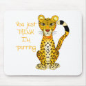 Purring Jaguar mousepads by Bambiscoolstuff Purring Jaguar mousepads