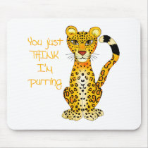 Purring Jaguar mousepads by Bambiscoolstuff Purring Jaguar mousepads