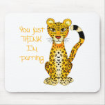 Purring Jaguar Mouse Pads