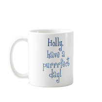 Purrrfect Holly Day Mug by kitty23 Purrrfect Holly Day Mug