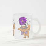 Purrrple Cat Dude Coffee Mugs