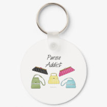 Purse Addict keychains by MishMoshTees Purse Addict keychains