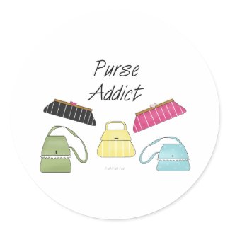 Purse Addict sticker
