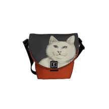 Purse fat Cat Courier Bags