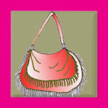Purse with Fringe Magnet