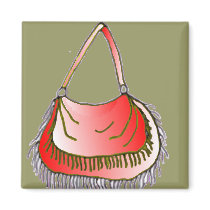 Purse with Fringe magnets by TNMgraphics Purse with Fringe magnets