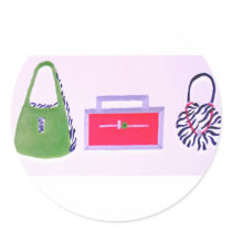 Purses... a girls best friend stickers by Ourdesigns Purses... a girls best friend stickers