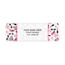 Purses Perfume & Lipstick  Address Label
