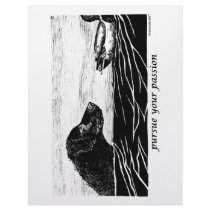 Pursue Your Passion Curly Coated Retriever Letterhead Template