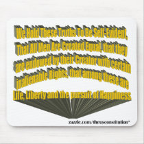 Pursuit of Happiness 3D Yellow Mouse Pad