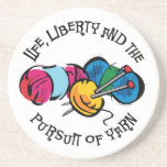 Pursuit Of Yarn Coaster