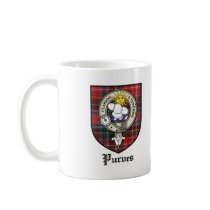 Purves Clan Crest Badge Tartan mugs by clan_badges Purves Clan Crest Badge Tartan mugs