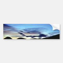 Pusan - Haeundae Beach At Sunset Bumper Sticker
