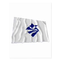 Pusan Waving Flag (variant) Postcard