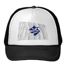 Pusan Waving Flag (variant) Trucker Hats