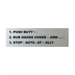 PUSH BUTT, RUB HANDS UNDER ARM SHIRT