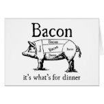 Push Button, Receive Bacon - Bacon Dispenser Card