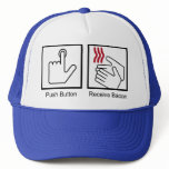 zaz_trucker_hat - Bacon Dispenser Hat: Sizes  Available colors: white_royal