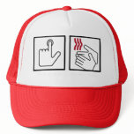 zaz_trucker_hat - Bacon Dispenser Hat: Sizes  Available colors: white_red