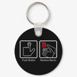 round_keychain - Bacon Dispenser Keychain: Sizes  Available colors: 0