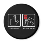 round_magnet - Bacon Dispenser Magnet: Sizes  Available colors: 0