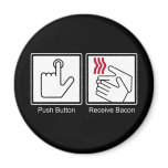 round_magnet - Bacon Dispenser Magnet: Sizes  Available colors: 0