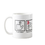 Push Button, Receive Bacon - Bacon Dispenser Coffee Mug